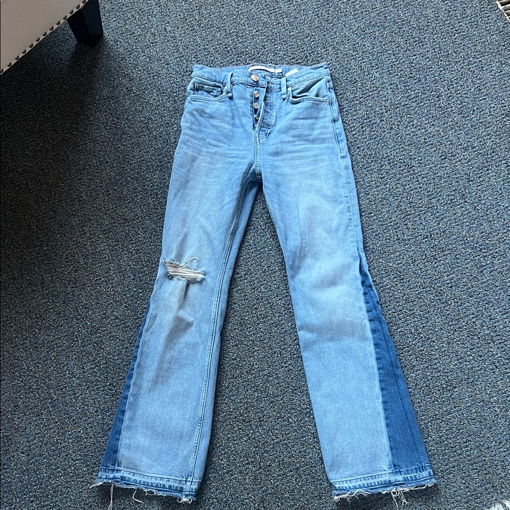 Hudson Light Blue High-Rise flare Leg Jeans